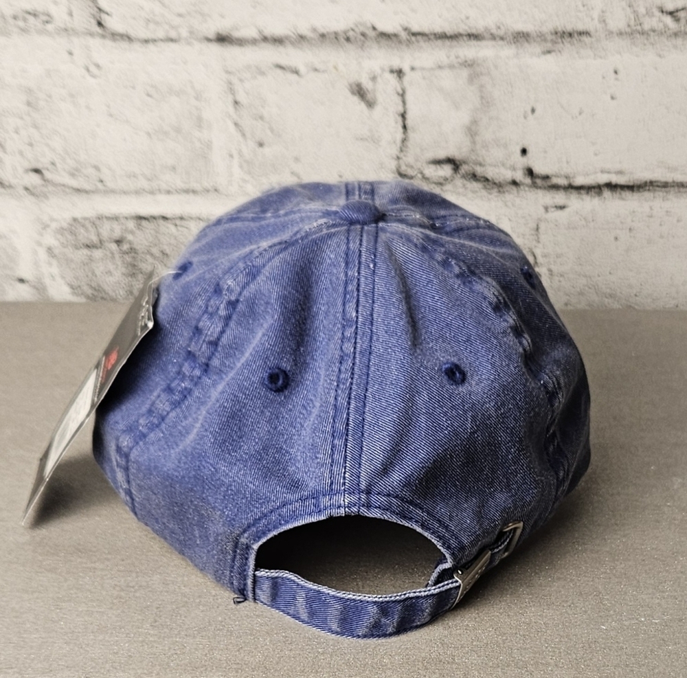 New Balance Classic Logo Hat Blue Adjustable Baseball Cap NWT - Picture 5 of 9